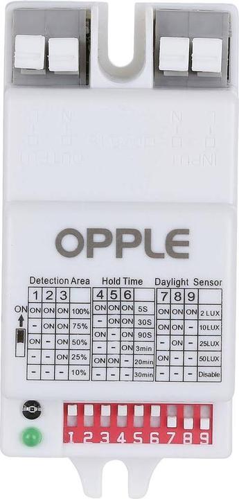 Actual product image Opple Daylight/motion sensor 140060553 Luminaire installation max. 400W (12 m)