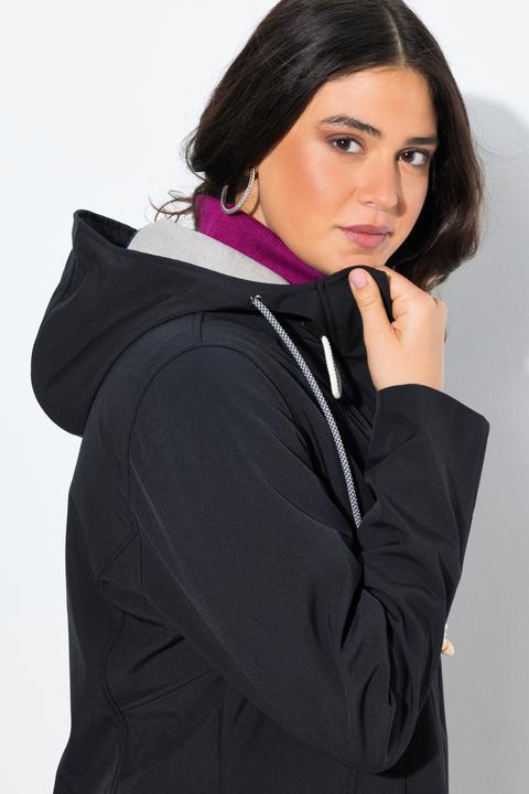 Produktbild Ulla Popken HYPRAR Softshelljacke, wasserabweisend, Knebelknöpfe (54)