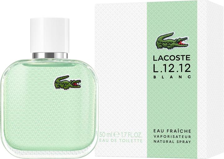 Immagine prodotto Lacoste L.12.12 Blanc Eau Fraiche EDT 50 ml (Eau de toilette, 50 ml)