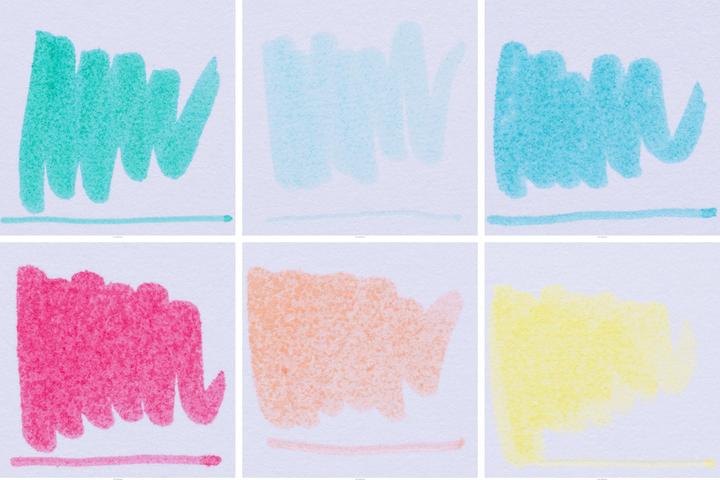 Produktbild Bruynzeel Fineliner Set 6 Farben Licht (6x)