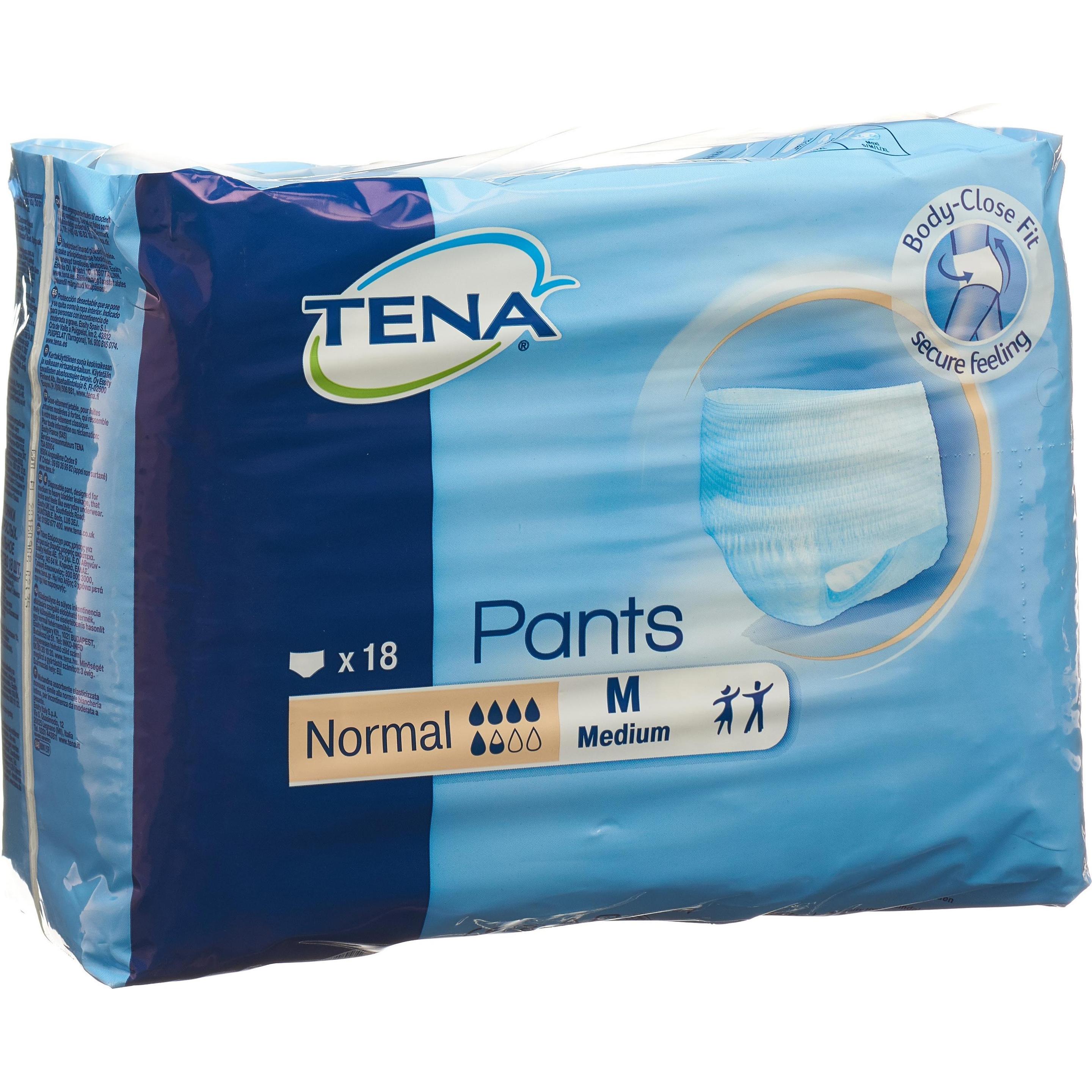 Tena, Inkontinenzhygiene, Pants Normal (18 x, M, Normal)