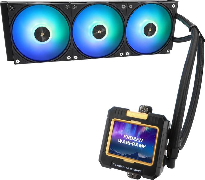 Immagine prodotto Thermalright Frozen Warframe 360 Black ARGB - AIO, 360 mm, LCD