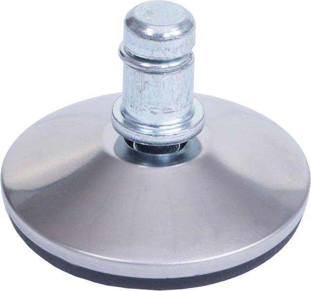 Produktbild Mendler 5er-Set Bodengleiter HWC-K73 statt Rollen - fester Stand für Bürostuhl/Esszimmerstuhl, Fussgleiter