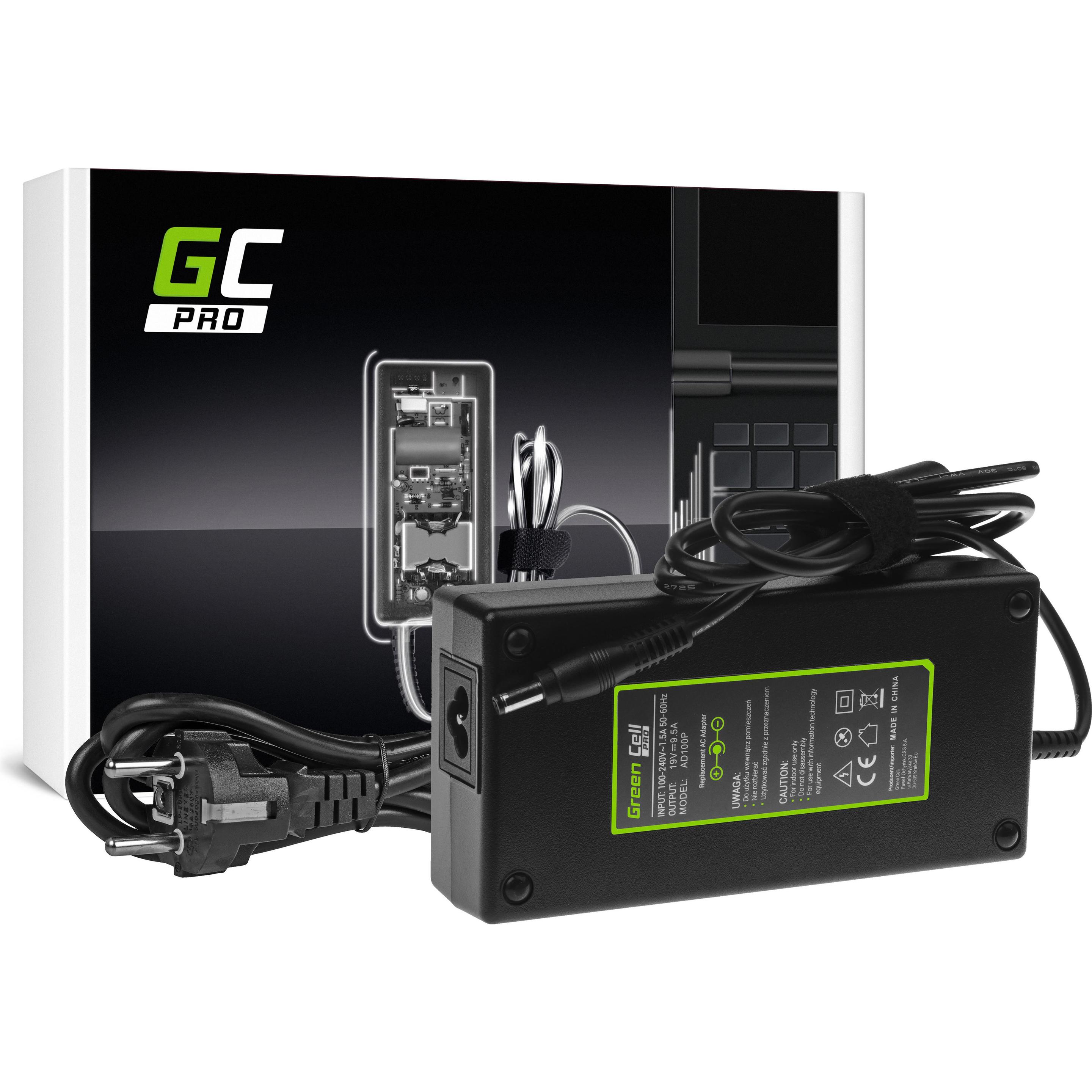 GreenCell Cell AD100P Netzteil & Spannungsumwandler Indoor (180 W), Notebook Netzteil, Schwarz