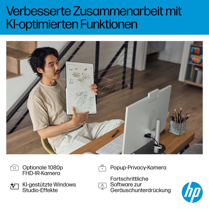 Produktbild HP AIO 24-ct2054ng (AMD Ryzen AI 5 340, 16 GB, 1000000 GB)