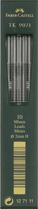 Produktbild Faber-Castell Minen TK-9071 2mm H (2 mm, H, 10 x)