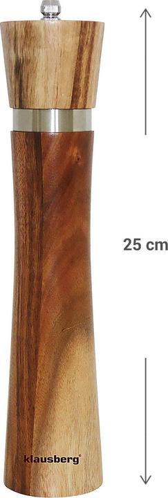 Productafbeelding Klausberg Zout- en pepermolen met keramische molen (Peper, Zout)