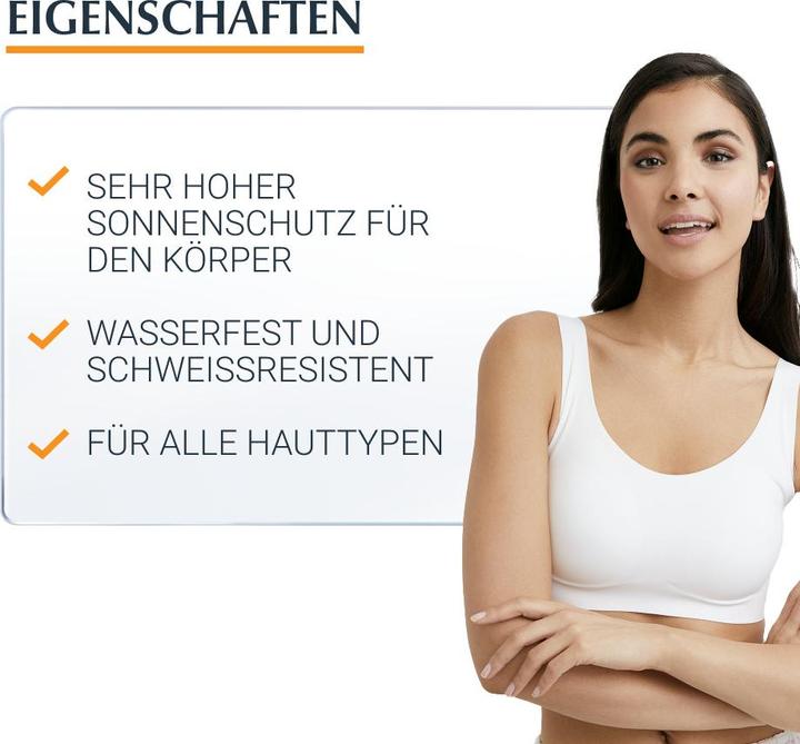 Image du produit Eucerin SUN Body Oil Control Dry Touch Gel-Crème SPF 50+ (Crème solaire, SPF 50+, 200 ml, 230 g)
