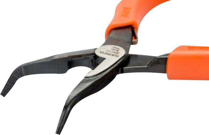 Produktbild Bahco ERGO Flachrundzangen mit Öffnungsfeder, Zwei-Komponenten-Griffen und um 45° abgewinkelter Spitze (200 mm)