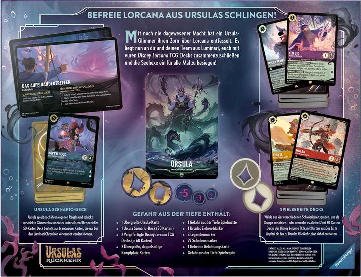 Produktbild Ravensburger Disney Lorcana Trading Card Game: Set 4 - Spezial Geschenk-Set (Deutsch) (Deutsch, Booster Pack)