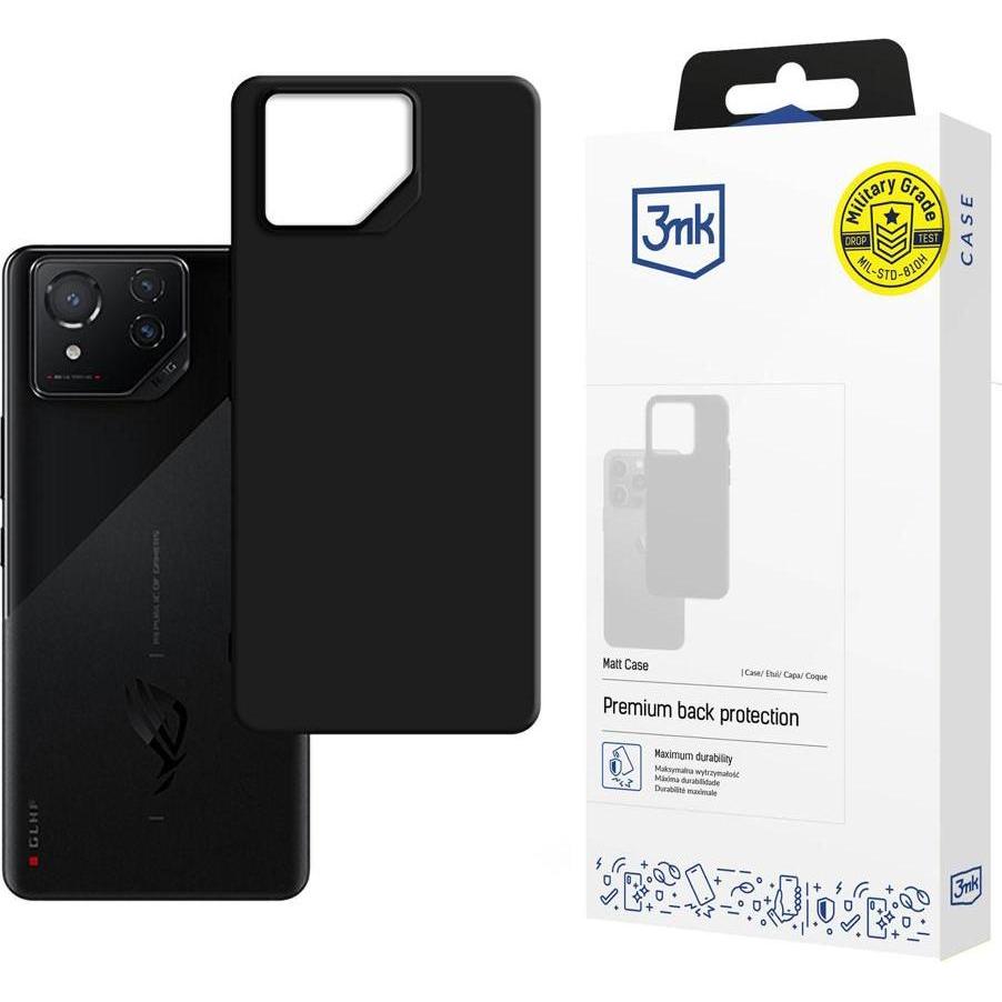 3MK Matt Case (Asus ROG Phone 8), Smartphone Hülle, Schwarz