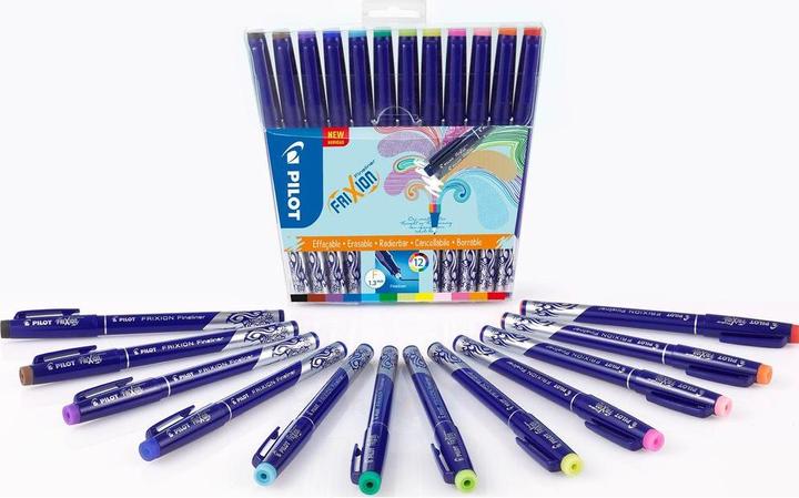 Immagine prodotto Pilot FriXion Fineliner 12er Set (Multicolore, 12 x)