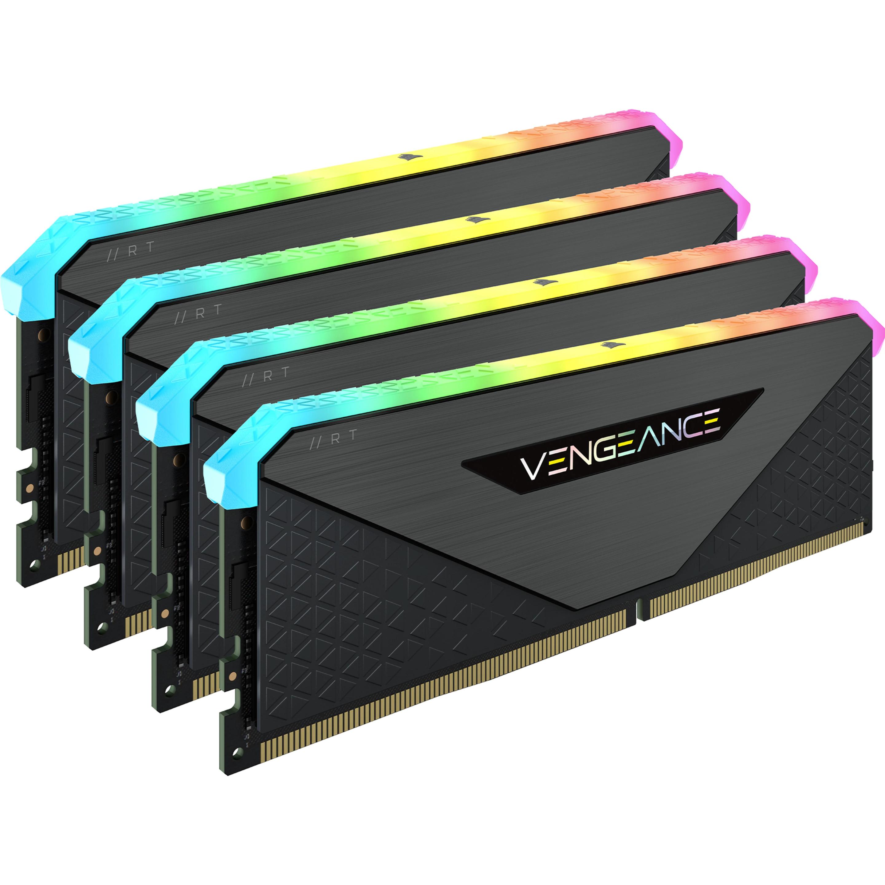 Thumbnail - Corsair Vengeance (4 x 32GB, 3600 MHz, DDR4-RAM, DIMM), RAM, Schwarz