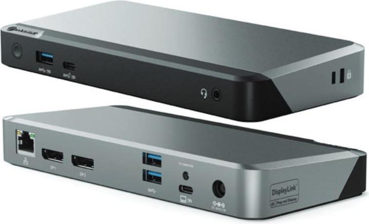 Productafbeelding Alogic PRIME DX2 Universeel Dock w. Du (USB-C, 4 Havens)