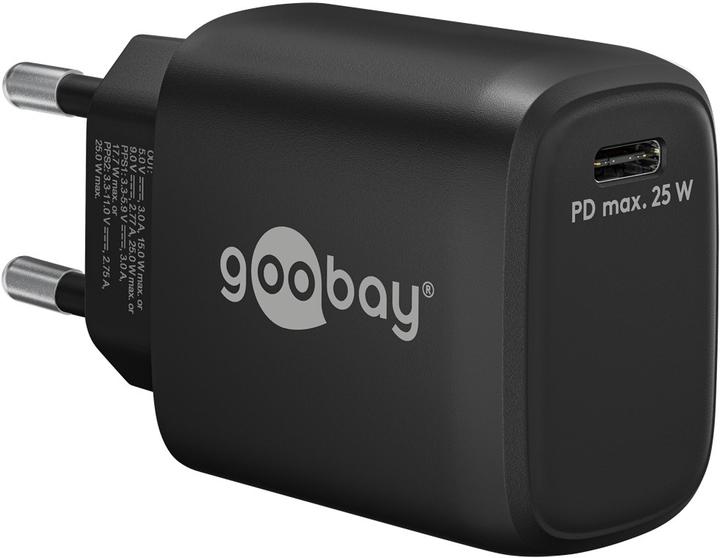 Image du produit Goobay Chargeur rapide USB-C Power Delivery Compact (25 W, 1 portion)