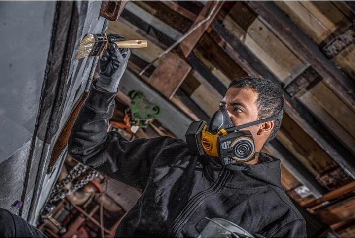 Actual product image DeWalt DXIR1HMLA2P3 Lichtgewicht Halfgelaatsmasker met A2P3 filters - Maat L (A2P3, 1x)