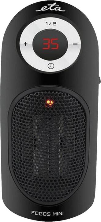 Produktbild ETA Heater ETA162390000 Fogos mini Fan heater, 400 W, Suitable for rooms iki 8 m², Juodas