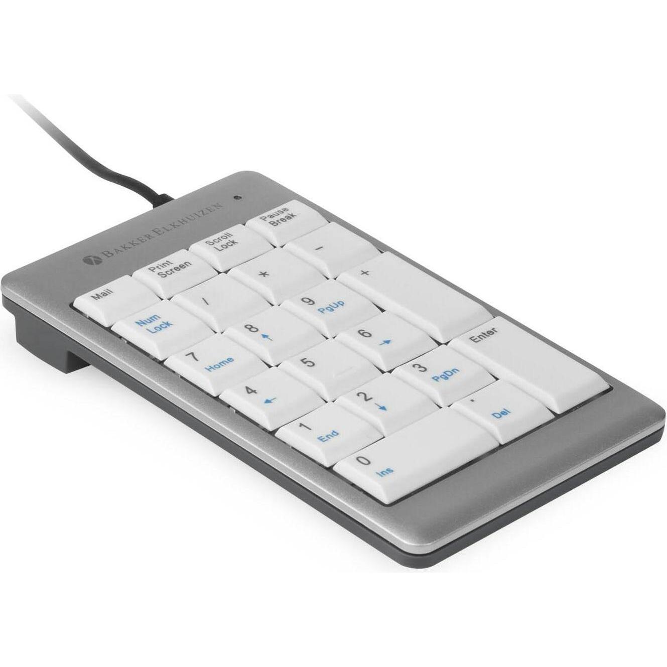 Bakker Elkhuizen Ultraboard 955 Numeric (Nummernblock, Kabelgebunden), Tastatur, Weiss