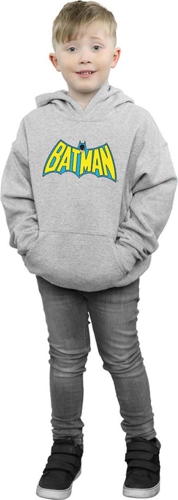 Immagine prodotto Batman Retro Logo Felpa con Cappuccio Ragazzi (152, 158)