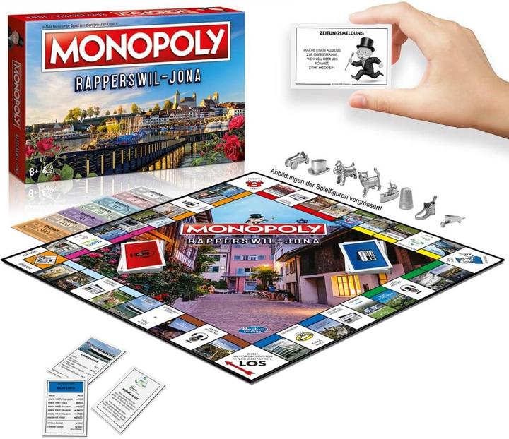 Produktbild Hasbro Monopoly Rapperswil-Jona (Deutsch, 2 - 8 Spieler)
