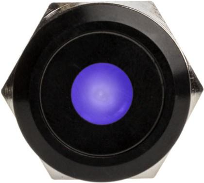 Produktbild DimasTech Vandalismusschalter/-taster 19mm, Blackline Dot - RGB