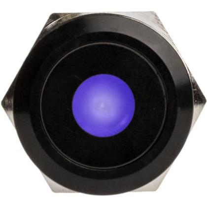 Thumbnail - DimasTech Vandalismusschalter/-taster 19mm, Blackline Dot - RGB, Taster + Schalter, Schwarz