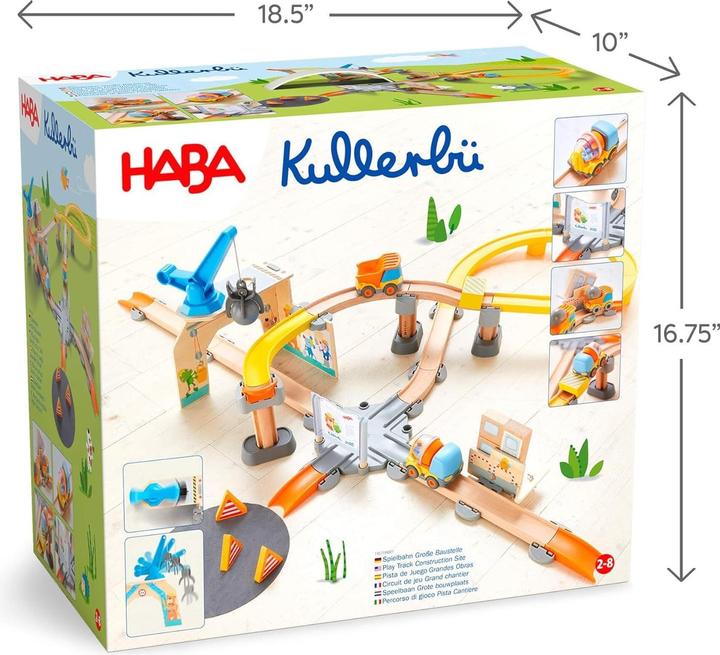 Produktbild Haba Kullerbü Spielbahn Grosse Baustelle **