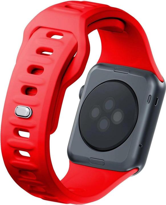 Produktbild 3MK Silicone Watch Strap czerwony/red dla Apple Watch 38/40/41mm (Edelstahl, Silikon)
