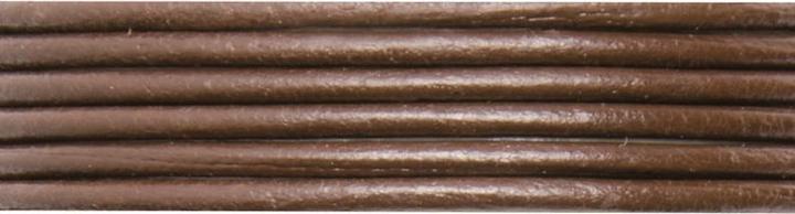 Produktbild Glorex Lederriemen dunkelbraun 2mm/1m