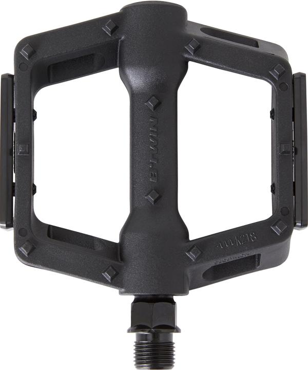 Produktbild Rockrider Pedale MTB 520 Grip Flachpedale Kunststoff