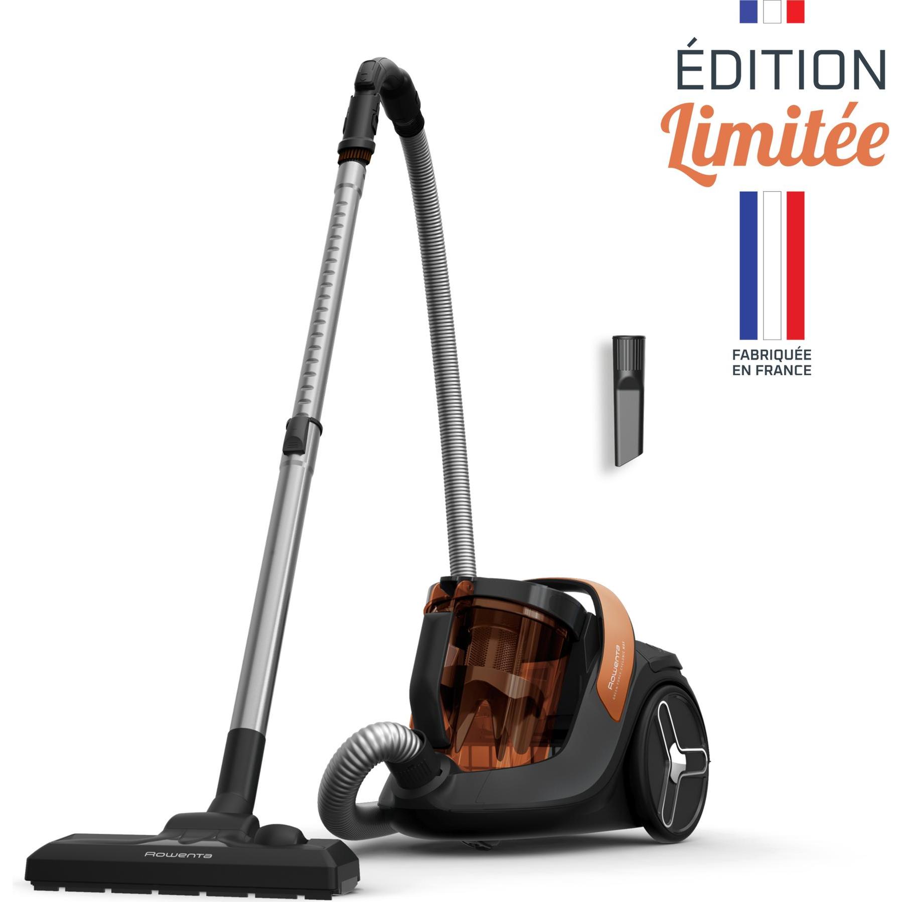 Rowenta RO7B14EA, Staubsauger, Schwarz, Orange