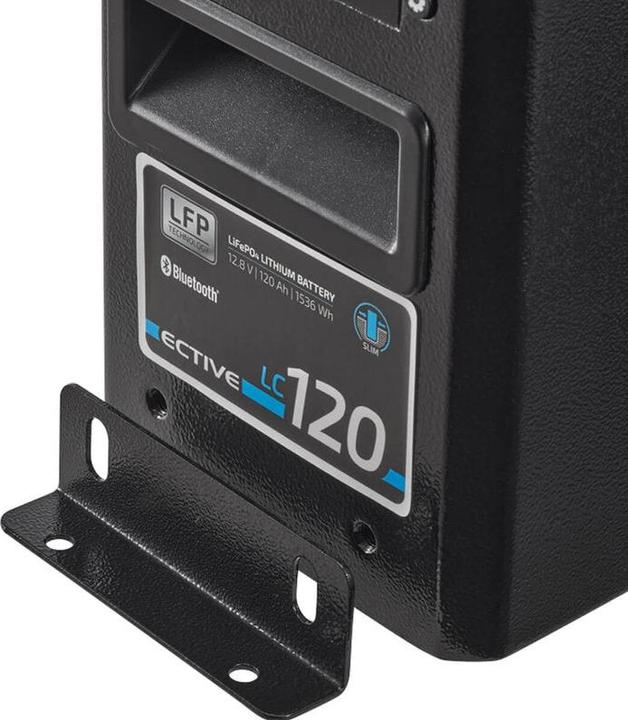 Image du produit Ective LC 120 SLIM BT 12V LiFePO4 Batterie d'alimentation au lithium 120Ah (12 V, 120 Ah)
