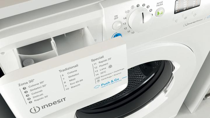 Image du produit Indesit BWSA 7125X WV FR Lave-linge à chargement frontal 7 kg 1200 tr/min B Blanc (7 kg, Gauche)