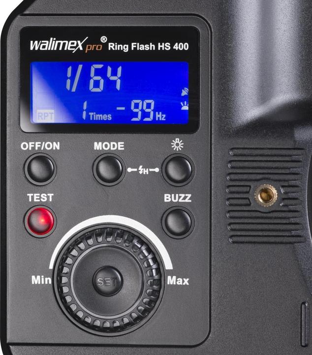 Immagine prodotto Walimex pro Pro Ring Flash HS 400 (400 W, Set)