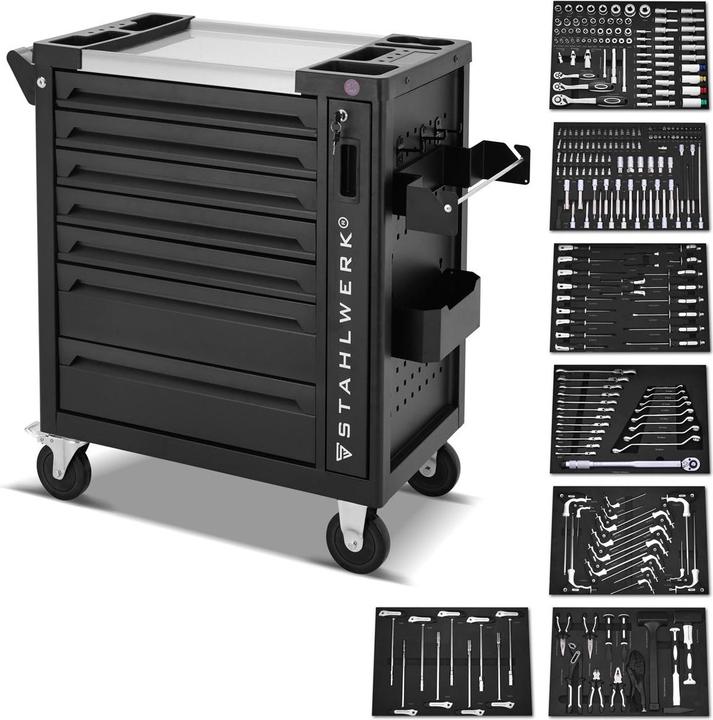 Actual product image Stahlwerk Workshop trolley PHOENIX tool trolley Assembly trolley 262 tools CrV (262 x)