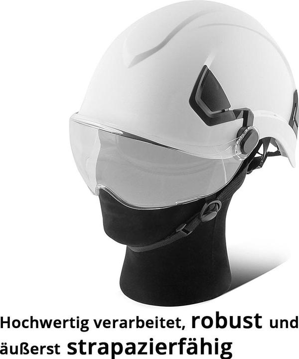 Image du produit Stahlwerk Casque de protection SVH-100 ST avec visière EN397 EN166 Casque forestier (53 - 64 cm)