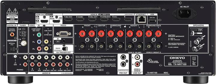 Produktbild Onkyo TX-NR7100 (9.2 Kanal, DAB+, FM)