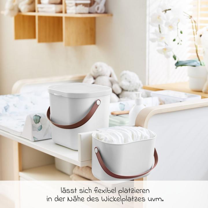 Produktbild Rotho Babydesign Windeleimer YUMA 6 l Mistletoe White