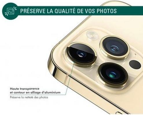 Produktbild Bigben Connected Glas-Folie Rückkamera (1 Stück, Apple iPhone 15 Pro, Apple iPhone 15 Pro Max, Apple iPhone 14 Pro Max)