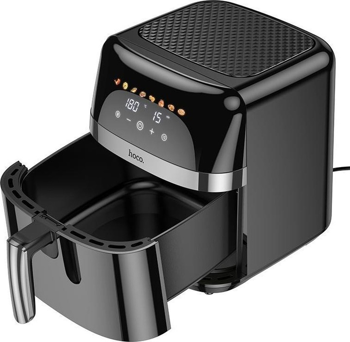 Actual product image Hoco Other Air Fryer with touch screen 8L 1700W HE20 black