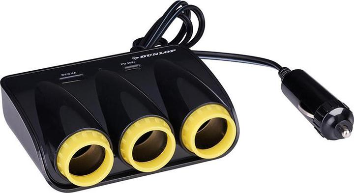 Dunlop Socket 3 Way 12/24V ABS