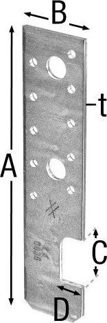 Actual product image Bulldog Simpson HE - Profile anchor HE135 (6 pcs.)