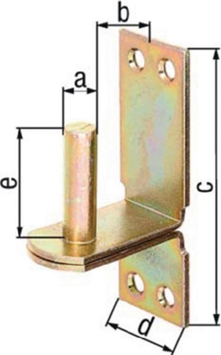Immagine prodotto GAH Morsetto DII su piastra 16x28mm galv. zincato a film spesso passivato (Bozzelli, 1 pz.)