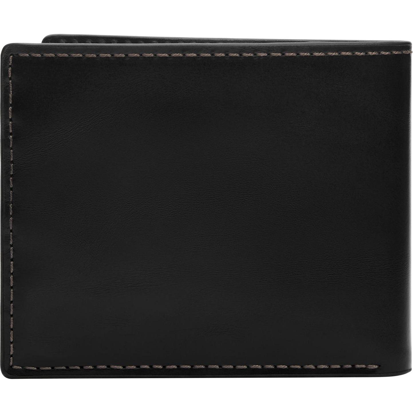 Fossil, Herren, Portemonnaie, Hayes Bifold, Schwarz