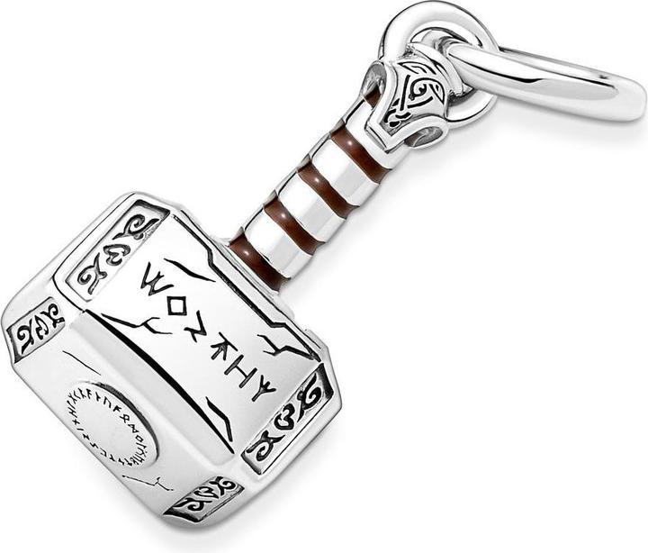 Image du produit Pandora Marvel The Avengers Thor's Hammer (Argent 925, Émail)