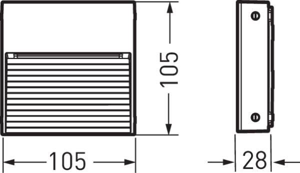 Actual product image Trilux TRIL LED recessed wall spotlight (182 lm)