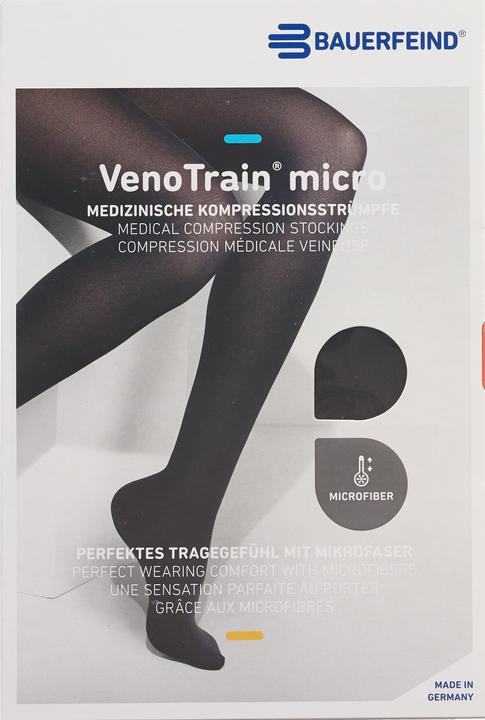 Produktbild Veno Train MICRO A-D KKL2 M plus/short geschlossene Fussspitze schwarz (M)