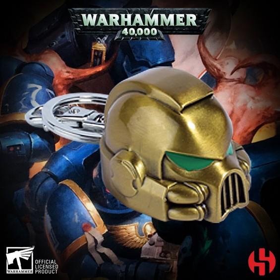 Immagine prodotto Semic Warhammer 40K porte-clés métal Space Marine MKVII Helmet Gold