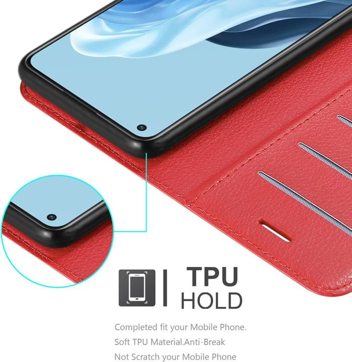 Produktbild Cadorabo Book Stand Hülle für Oppo FIND X5 LITE / Reno7 5G (Oppo Find X5 Lite, OPPO Reno7 Z 5G)