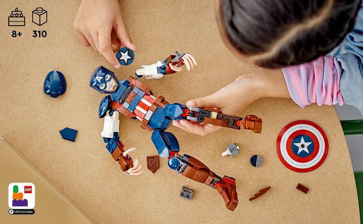 Actual product image LEGO Captain America Building Figure (76258, LEGO Marvel)